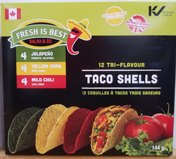 Taco Shells Tri-Colour (Fresh Is Best)